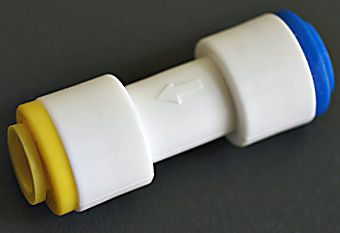 Клапан однопроходной цанга-цанга